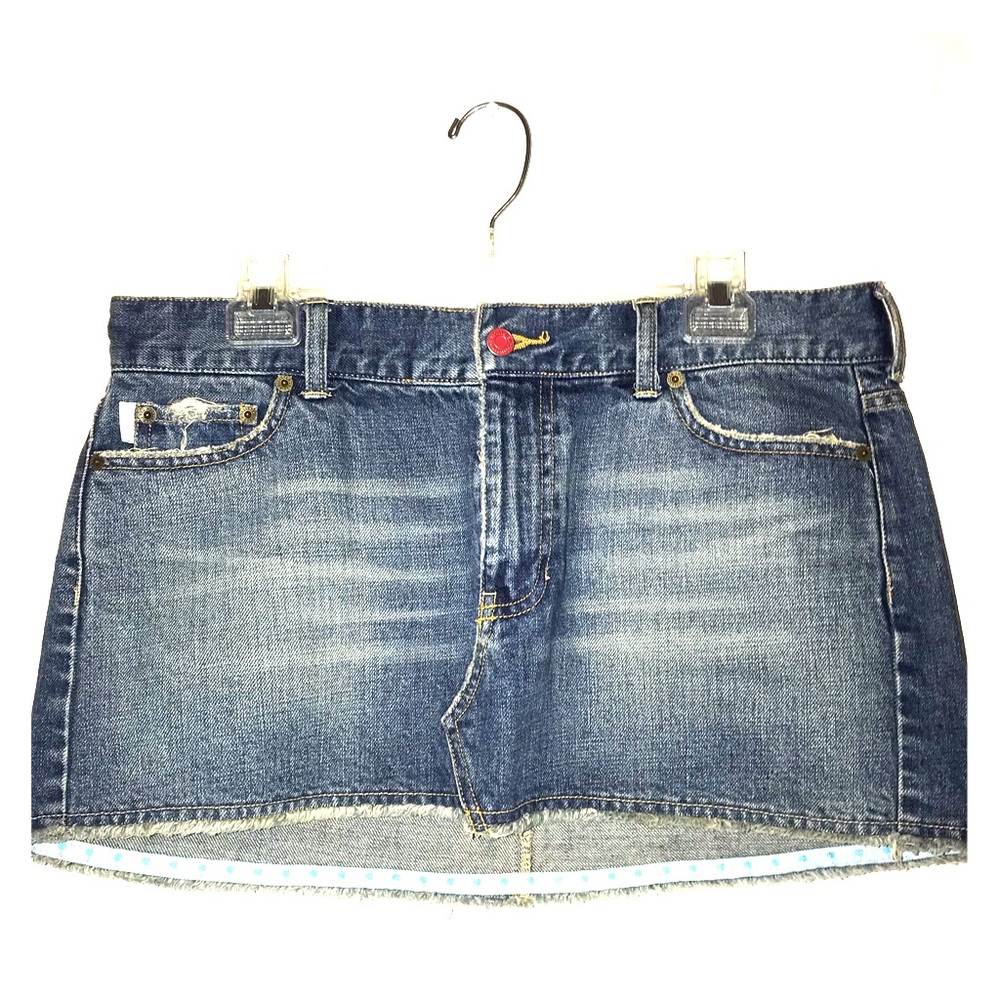 Hollister denim skirt